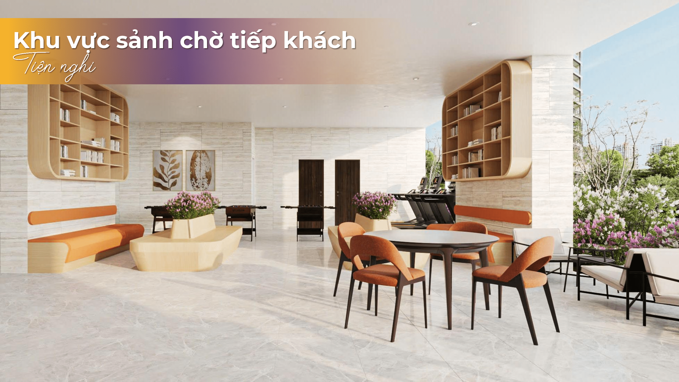 sanh cho tiep khach - mia center point