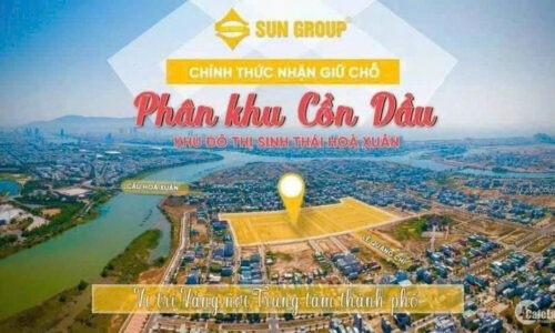 SỐT ĐẤT ĐÀ NẴNG! ĐẤT NỀN HOÀ XUÂN, SỔ ĐỎ TỪNG LÔ GIỮ CHỔ CHỈ 50Tr – SỐ LƯỢNG GIỚI HẠN CHỈ 600 LÔ