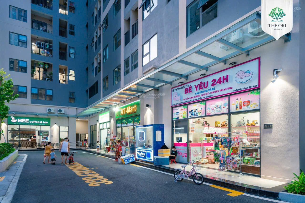 View trường mầm non từ shophouse The Ori Garden Bàu Tràm