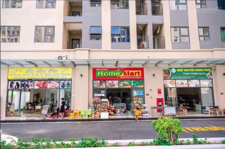 View thực tế bán shophouse The Ori Garden Đà Nẵng gần trường mầm non và TTYT
