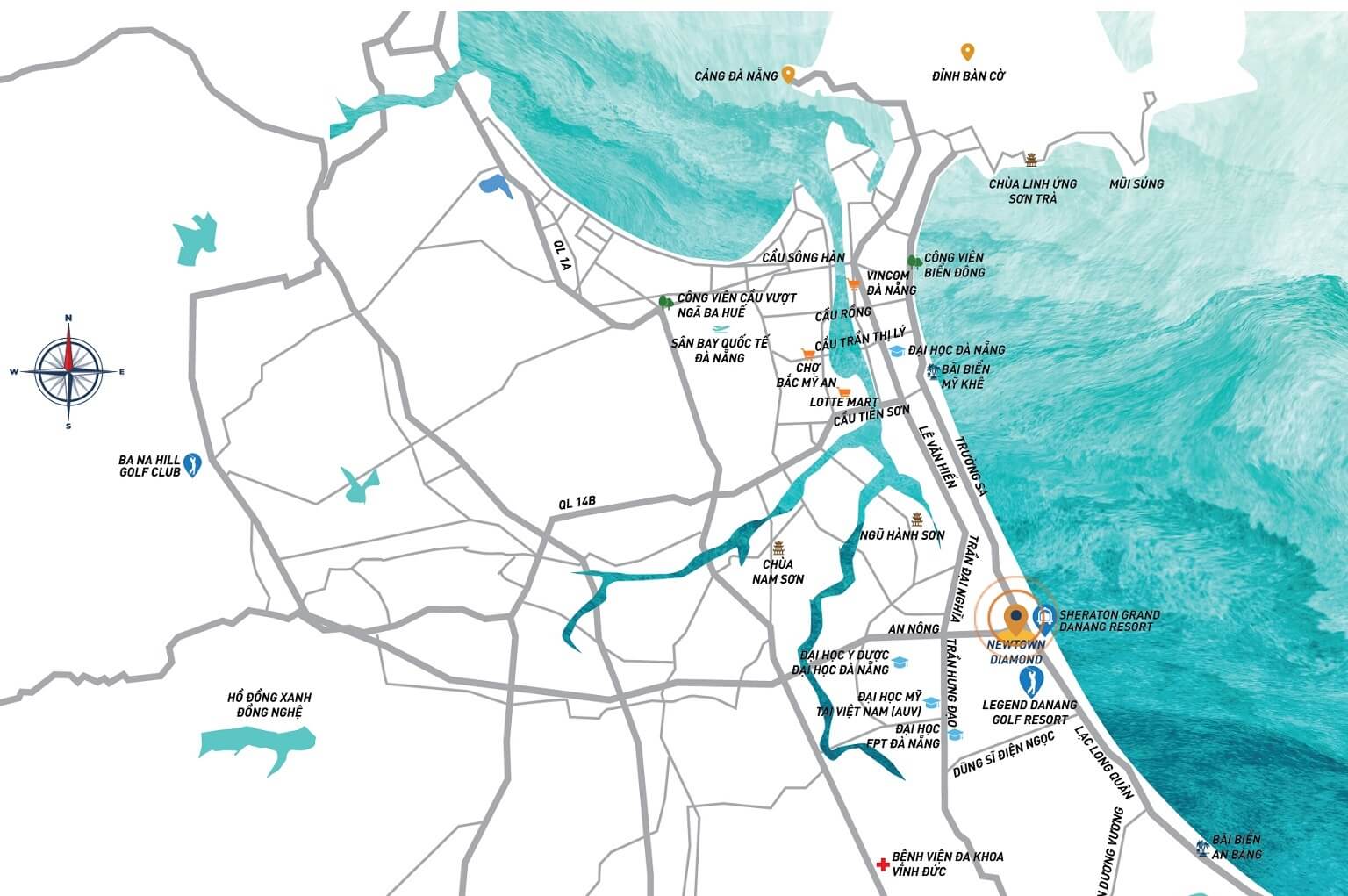 Vị trí dự án Newtown Diamond Vị trí dự án Newtown Diamond