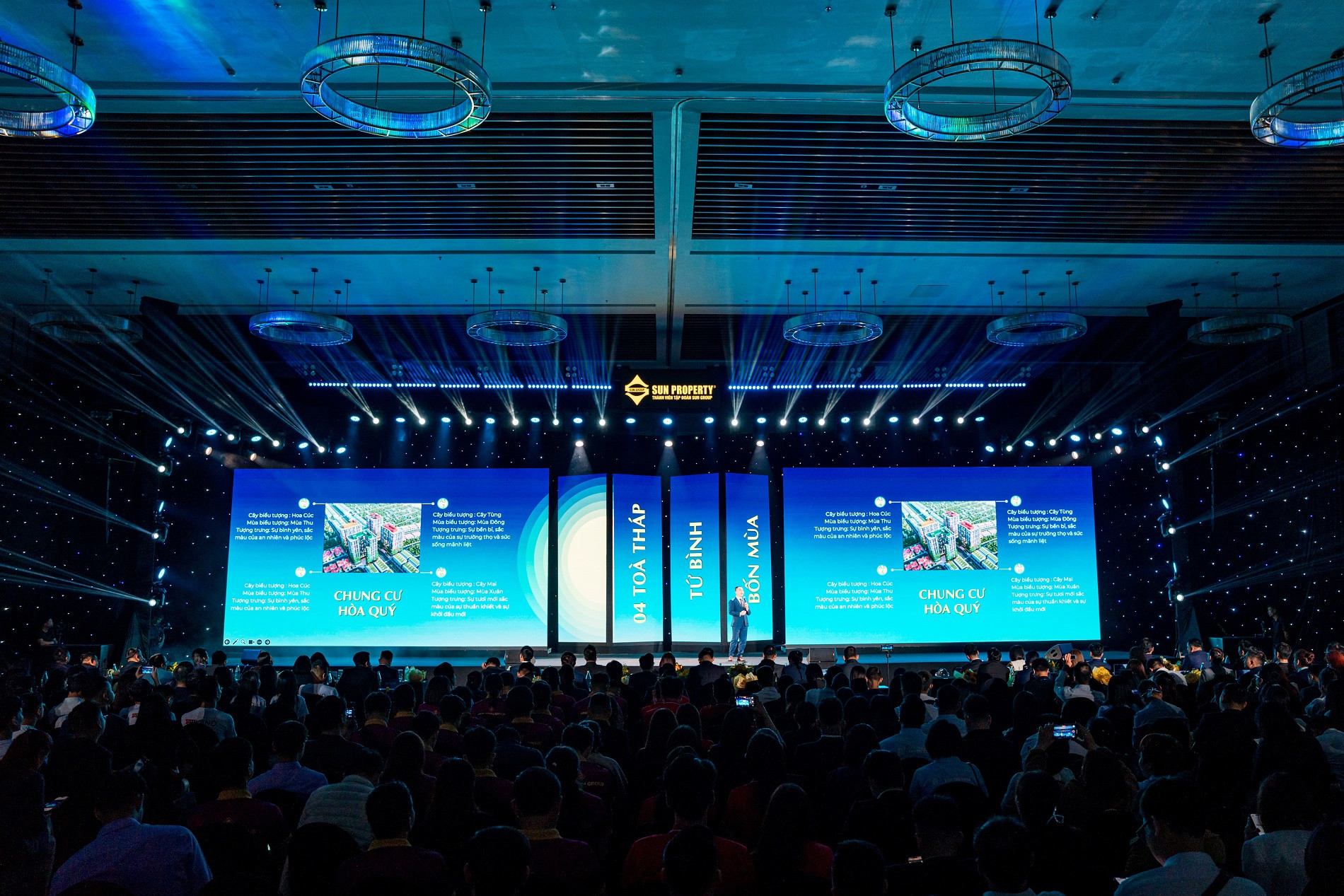 Đại diện Sun Property thuyết trình về các dự án 