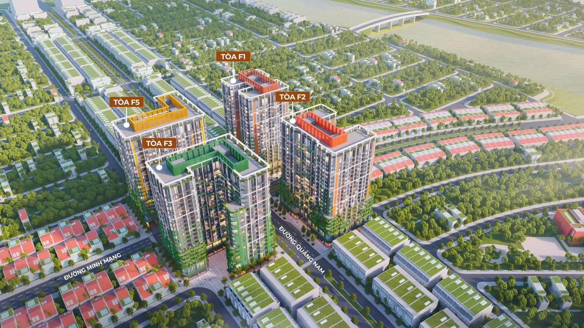 hối cảnh 4 tòa tháp căn hộ FourS Tower Đà Nẵng